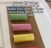 Help your little one learn counting and colors with this simple activity!  All you need is Popsicle sticks and cardboard tubes :) Have fun!  #kidsactivities #toddleractivities #toddlerlife #toddlers ...