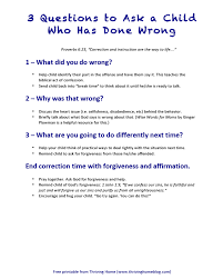 3 Questions To Ask A Child Who Has Done Wrong Thriving Home Parenting Skills Parenting Hacks Good Parenting