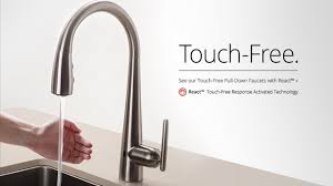 pfister react touch free faucet