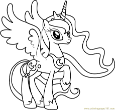 Princess Luna Coloring Page for Kids - Free My Little Pony - Friendship Is  Magic Printable Coloring Pages Online for Kids - ColoringPages101.com | Coloring  Pages for Kids