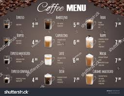 Pin On Coffee Menu
