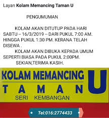 Kolam Memancing Taman U Photos Facebook