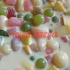 Puding kastard bersama buah buahan koktail amp sos kastard pudding johor. Puding Kastard Berkuah Nikmat Terasa