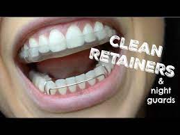 To do a light clean, simply remove your retainer each morning when you brush your teeth. How To Clean Retainers And Night Guards Youtube