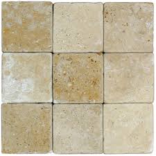 2x2 walnut tumbled aged travertine mosaic tile wall and floor. Noce Tumbled Travertine Mosaic Tiles 4x4 Natural Stone Mosaics