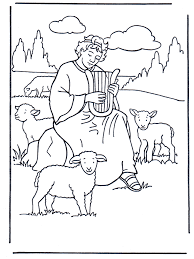 David eventually became king after king saul and jonathan were killed in battle. David Bible Coloring Pages Coloring Home