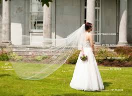 This chapel length wedding veil is a little dramatic and a whole lot sophisticated. The Complete Guide To Wedding Veil Lengths Love Lavender