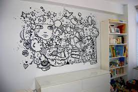 If you're feeling brave, you could let your teen try and recreate this themselves. Ideas Paint Wall Murals For Teenagers Bedroom Wall Mural Master Bedroom Wall Art Simple Wall Decor