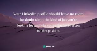 On your device, tap the linkedin icon to open the app. Your Linkedin Profile Should Leave No Room For Doubt About The Kind Of Quote By Melanie Pinola Linkedin In 30 Minutes How To Create A Rock Solid Linkedin Profile And Build Connections That