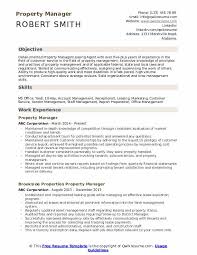 Also, the job of a property manager may be varied determined by industry and service specialty; Property Manager Resume Samples Qwikresume