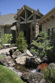 32 Creative Home Front Landscape Design Ideas Rustic Landscaping Front Yard Landscaping Landscape Design