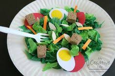 Faux Salad Craft Fun Family Crafts Healthy Food Art Preschool Food Preschool Food Crafts