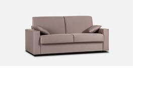 Divano letto personalizzabile nella scelta del bracciolo e del rivestimento in tessuto o in pelle. Divano Letto Con Rete Elettrosaldata E Materasso