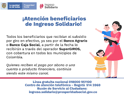 Para consultar si eres beneficiario del ingreso solidario, deberás ingresar a la página web habilitada para realizar la consulta prosperidad social ha establecido 2 modalidades para entregar este beneficio económico a las familias seleccionadas por el programa Prosperidad Social Atencion Beneficiarios De Ingresosolidario Que Recibian El Pago Por Banco Agrario De Colombia O Banco Caja Social A Partir De La Jornada De Pago Que Se Adelanta Actualmente Lo