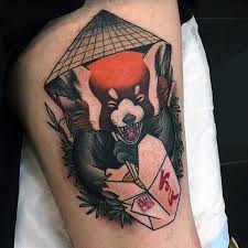 60 Red Panda Tattoo Designs Fur Manner Animal Ink Ideen Mann Stil Tattoo Kleiner Panda Tatowierungen Tattoo Designs
