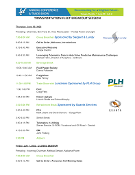 TRANSPORTATION FLEET BREAKOUT SESSION