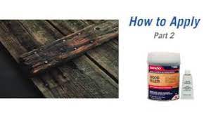 Especially if you are attempting to fill the holes in after you have stained the. How To Repair Wood With Bondo Wood Filler And Rotted Wood Restorer Youtube
