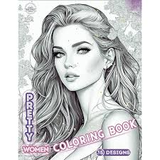Amazon.com: Pretty Women: A Coloring Journey with stunning models: Immerse  yourself in the glamour of fashionable women with the help of reference  images ... Black and White Sketches Mesmerising Beauty: 9798395172914:  Publishing,