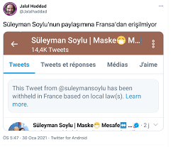 Süleyman soylu (born 21 november 1969) is a turkish politician. Twitter Dan Suleyman Soylu Nun Lgbti Lari Hedef Alan Tweet Ine Engel