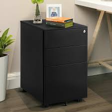 Maybe you would like to learn more about one of these? Office Furniture Modern Mobile 3 Drawer Wood File Cabinets Study Working Desk With Lock Wheels Business Industrial