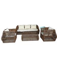 Outdoor wicker is wonderful material for a wide range of design styles and preferences, and it is a great way to transform your patio or deck into a beautiful and chic outdoor space! Modern Outdoor Furniture Rattan Wicker Woven Waterproof Garden Swimming Pool Sofa Set Buy Outdoor Rattan Sofa Rattan Wicker Sofa Sofa Set Rattan Garden Product On Alibaba Com