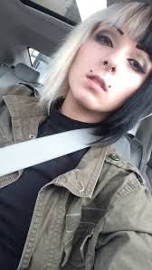 Black hair with neon green highlights. Black And White Hair Tumblr White Hair Color Dyed Hair Split Dyed Hair