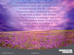Gratitude Unlocks The Fullness Of Life What Will Matter