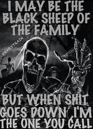 I Might Be The Black Sheep Of The Family But Im The One You Call Pin On Reaper Quotes