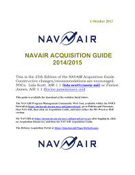 Navair Acquisition Guide 2014 2015