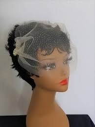 SPARKLE BIRDCAGE VEIL