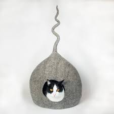 Our business provides better lives for our extended family and is. Cat Cave Co Luxury Felted Wool Hand Made Cat Beds