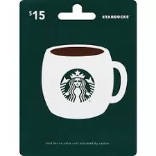 Asking at a local coffee shop. Starbucks Gift Card 15 00 Gift Cards Reasor S