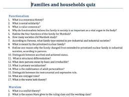 Getting more done is confusing with the numerous options available. 317 A Level Sociology Families Households Quiz Questions Teaching Resources