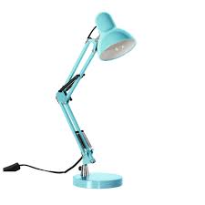 Convenient power switch on the lamp's head. Mainstays 3 5 Watt Led Swing Arm Architect Desk Lamp Mint Walmart Inventory Checker Brickseek