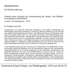 03 05 15 Bundeskabinett Beschliesst Hospiz Und Palliativgesetz Hpg
