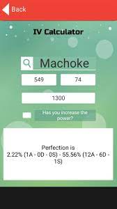 Ivs are fixed and do . Calculadora Iv Para Pokemon Go For Android Apk Download