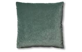 Hazel Pillow Jade Velvet Decorative Pillows Pillows Throws Decor One Kings Lane