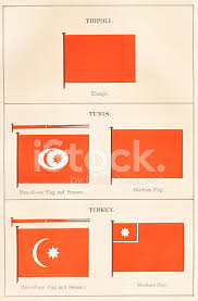 Got this and now my college room is way more turkish. Maritima Flaggor I Libyen Tunisien Och Turkiet Circa 1876 Stockvektor Freeimages Com