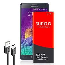 Galaxy Note 4 Battery Sunzos 4320mah Li Ion Replacement Battery For Samsung Galaxy Note 4 N910 N910u Lte N910v In 2020 Samsung Galaxy Note Galaxy Note 4 Galaxy Note