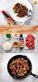 Thinly Sliced Beef With Sukiyaki Sauce Recipe Pot Recipes Easy Authentic Chinese Recipes Beef Recipes