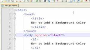 It is important to ensure that the contrast ratio between the background color and the color of the text placed over it is high enough that people experiencing low vision conditions will be able to read the content of the page. How To Create Web Pages Using Html How To Add A Background Color To A Web Page Youtube