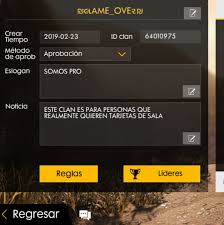 Desde sus inicios ha sido competitivo. Clan Game Over Free Fire Home Facebook
