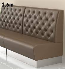Schöne polsterbank 7 meter breit beidseitig sitzbar. New Dallas Gastro Bank B160xh103cm Braun Chesterfield Bistro Sitzbank Lounge Polster Restaurant