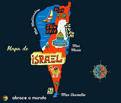 Mapamundi político, físico, geológico, terráqueo. Mapa De Israel Turismo E As Cidades Mais Bonitas E Visitadas Abrace O Mundo