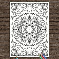 Hundreds of free spring coloring pages that will keep children busy for hours. Printable Mandalas Worksheets Teachers Pay Teachers