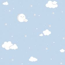 Collection of background sky on hdwallpapers src. Clouds Wallpaper Blue Background Baby Kids Deco