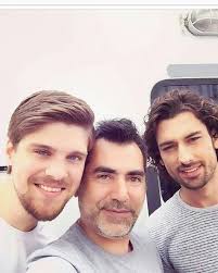 Idris Nebi Taskan As Yasin A Friend And Alp Navruz As Sinan Egemen In The Turkish Tv Series Fazilet Hanim Ve Kizlar Turkish Actors Actors Actors Actresses