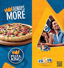 Pizza King Menu On Behance Kings Menu Pizza King Pizza