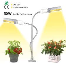 Different wavelengths are used for specific plant functions. Reactionnx 50w Led Grow Light White 100 Led Full Spectrum Grow Lamp 2 Switch 360 Degree Flexible Gooseneck Plant Light For Indoor Greenhouse Hydroponic Plants Seeding Growing Flowering Walmart Com Walmart Com