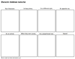 Character Challenge Meeeeeme Drawing Meme Drawing Challenge Art Style Challenge